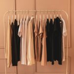 White and black long sleeve shirt